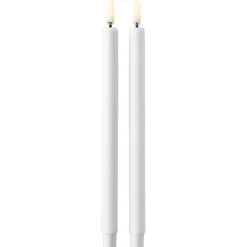 Bougies Led<STOFF Bougie LED by Uyuni Lighting Lot de 2, Blanc