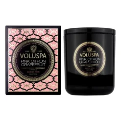 Bougies Parfumées & Diffuseurs<Voluspa Bougie parfumée Classic Maison Noir 60 heures, Pink Citron Grapefruit