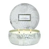 Bougies Parfumées & Diffuseurs<Voluspa Bougie parfumée Japonica 3-wick Tin 40 heures, Sparkling Cuvée