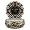 Bougies Parfumées & Diffuseurs<Voluspa Bougie parfumée Maison Noir 3-wick Tin 40 heures, Ambre Lumiere