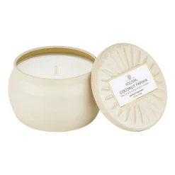Bougies Parfumées & Diffuseurs<Voluspa Bougie parfumée Vermeil Mini Tin 25 heures, Coconut Papaya