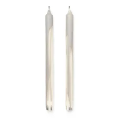 Bougies<Ferm Living Bougie stéarine Dryp Lot de 2, Warm Grey