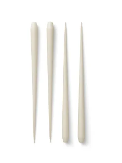 Bougies<STOFF Bougie STUFF antik by Ester & Erik Lot de 4 grandes, Off-white