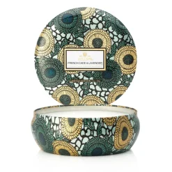 Bougies Parfumées & Diffuseurs<Voluspa Bougie 3-wick in a tin 60 heures, French Cade & Lavender