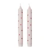 Bougies<Broste Copenhagen Bougies Amor 2 pièces, Light pink-red