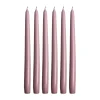 Bougies<Hilke Collection Bougies Herrgård 30 cm lot de 6, Rose Métallique