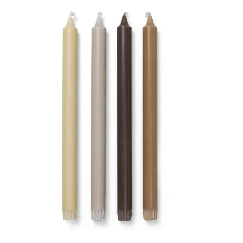 Bougies<Ferm Living Bougies Pure, Pack de 4, mélange calme