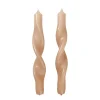 Bougies<Broste Copenhagen Bougies torsadées Twist twisted candles 23 cm Lot de 2, Walnut