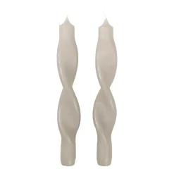 Bougies<Broste Copenhagen Bougies torsadées Twist twisted candles 23 cm Lot de 2, Rainy day