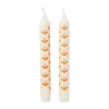 Bougies<Broste Copenhagen Bougies Tulip 2 pièces, White-soft pink