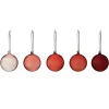 Décorations De Noël<Iittala Boule de Noël 80 mm lot de 5, Rouge