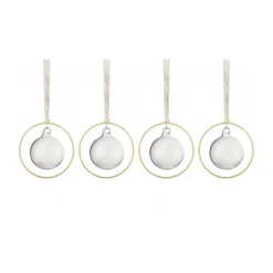 Décorations De Noël<Blomus Boule de Noël KITAI 8,5 cm lot de 4, Clear