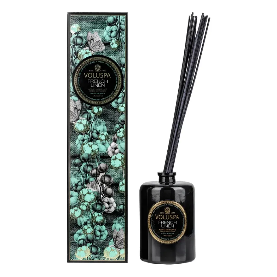 Bougies Parfumées & Diffuseurs<Voluspa Bâtonnets parfumés Maison Noir 177 ml, French Linen