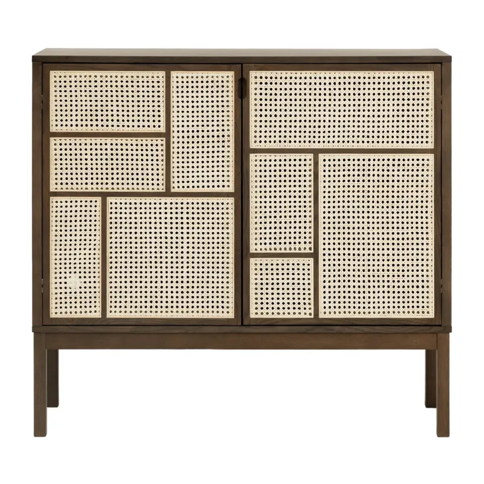 Vitrines & Présentoirs<Design House Stockholm Buffet Air, Chêne foncé, 120x110 cm, avec pieds