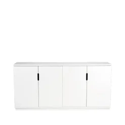 Commodes & Buffets<Mavis Buffet Aoko 77x160 cm, Blanc laqué