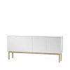 Commodes & Buffets<A2 Buffet Beam, laqué blanc, structure en chêne huilé blanc