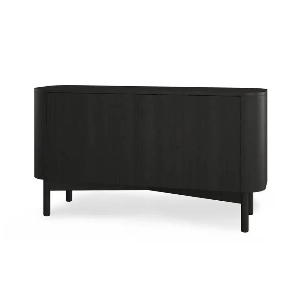 Commodes & Buffets<Northern Buffet Loud long 146 cm, Black painted oak