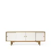 Meubles Tv & Media|Commodes & Buffets<Zweed Buffet Moodi 180, blanc/chêne, structure en chêne