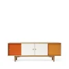 Meubles Tv & Media|Commodes & Buffets<Zweed Buffet Moodi 180, orange/blanc, structure en chêne