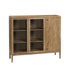 Commodes & Buffets<Stolab Buffet Prio haut, chêne huilé naturel, porte en verre