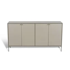 Commodes & Buffets<Mavis Buffet Volt 80x148 cm, Beige-acier inoxydable