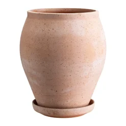 Cache-Pots<Bergs Potter Cache-pot avec soucoupe Delphi 2 pièces, Rose, Ø22 cm, haut