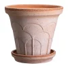 Cache-Pots<Bergs Potter Cache-pot avec soucoupe Fleur 2 pièces, Rose, Ø12 cm