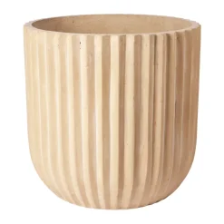 Cache-Pots<Broste Copenhagen Cache-pot Fiber Ø50 cm, Antique beige