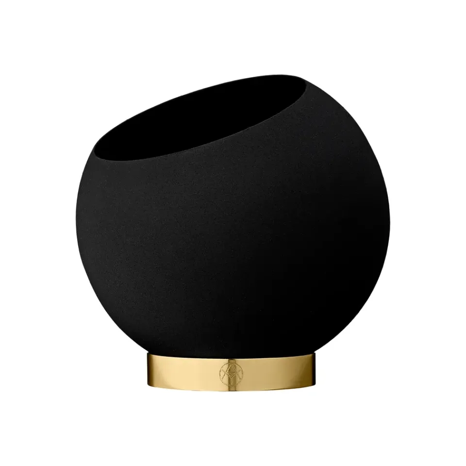 Cache-Pots<AYTM Cache-pot Globe Ø17 cm, Noir