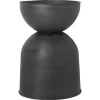 Cache-Pots<Ferm Living Cache-pot Hourglass grand Ø50 cm, Noir-gris foncé