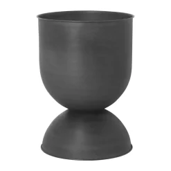 Cache-Pots<Ferm Living Cache-pot Hourglass moyen Ø40 cm, Noir-gris foncé