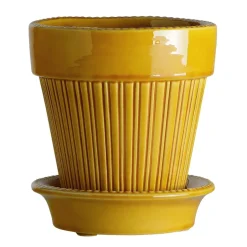Cache-Pots<Bergs Potter Cache-pot émaillé Simona Ø16 cm, Jaune