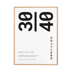 Cadres<Paper Collective Cadre plexiglas-chêne, 30x40 cm
