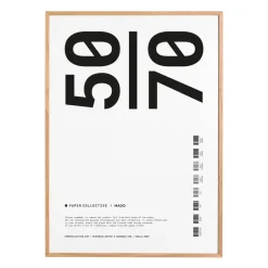 Cadres<Paper Collective Cadre plexiglas-chêne, 50x70 cm
