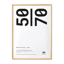 Cadres<Paper Collective Cadre plexiglass-frêne, 50x70 cm