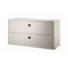 Commodes & Caissons De Rangement<String Caisson à tiroirs , beige, 78x30 cm