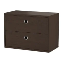 Commodes & Caissons De Rangement<String Caisson à tiroirs , Chêne foncé, 58x30 cm