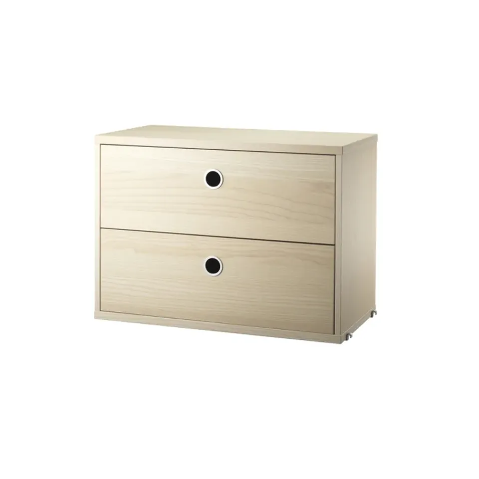 Commodes & Caissons De Rangement<String Caisson à tiroirs , placage frêne, 58x30 cm