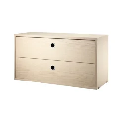 Commodes & Caissons De Rangement<String Caisson à tiroirs , placage frêne, 78x30 cm