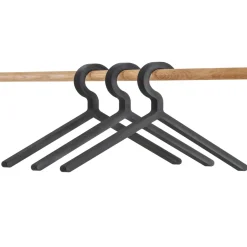 Cintres & Portants|Crochets & Portemanteaux Muraux<Woud Ceintre Illusion Lot de 3, Noir