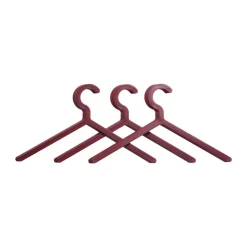 Cintres & Portants|Crochets & Portemanteaux Muraux<Woud Ceintre Illusion Lot de 3, Deep red