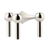 Bougeoirs<STOFF Chandelier Nagel, chrome