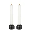 Bougeoirs<LIND DNA Chandelier Silhouette 34 lot de 2, Noir