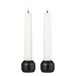 Bougeoirs<LIND DNA Chandelier Silhouette 34 lot de 2, Noir