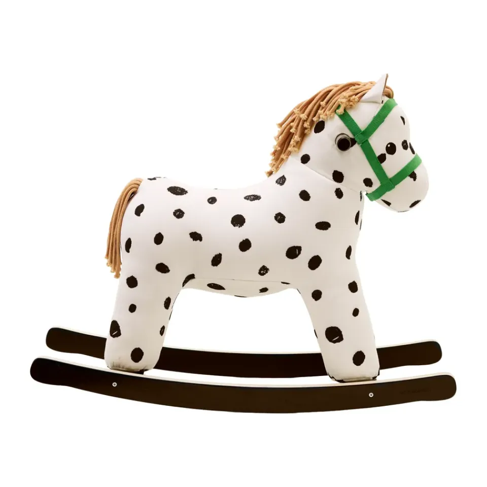 Accessoires Pour Chambre D'Enfants|Accessoires Pour Chambre D'Enfants<Kid's Concept Cheval à bascule Pippi, Blanc-noir