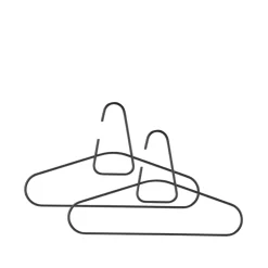 Cintres & Portants|Crochets & Portemanteaux Muraux<Zone Denmark Cintre A-Hange, black, lot de 2