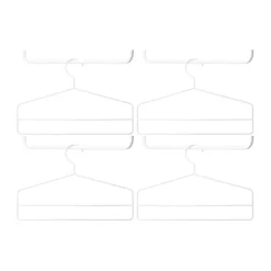 Crochets & Portemanteaux Muraux|Cintres & Portants<String Cintre lot de 4, Blanc