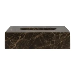 Paniers De Rangement<Mette Ditmer Coffret à mouchoirs Marble 14x25,5 cm, Marron