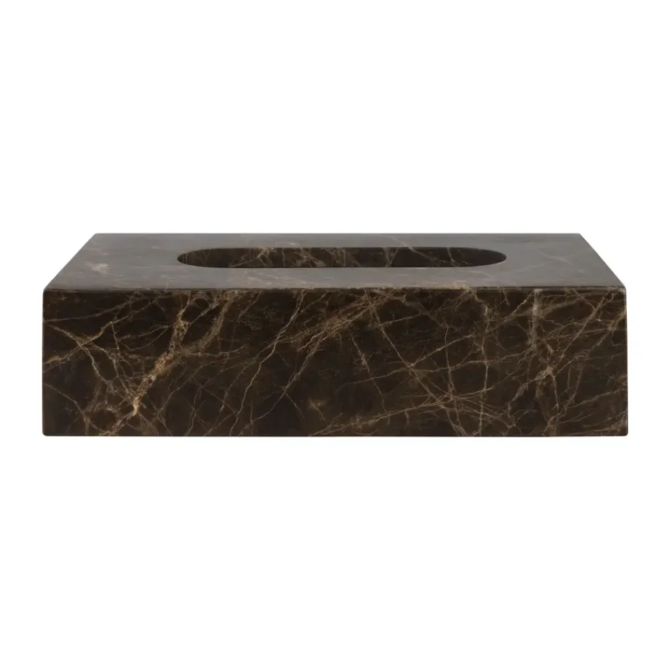 Paniers De Rangement<Mette Ditmer Coffret à mouchoirs Marble 14x25,5 cm, Marron