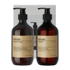 Savons & Crèmes<Meraki Coffret-cadeau savon pour les mains et liquide vaisselle, Exfoliant Étoile du Nord, Brise de fleurs